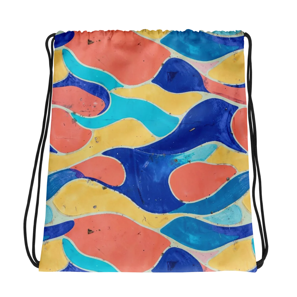 Chromatic Riverstone on Drawstring Bag — Photo