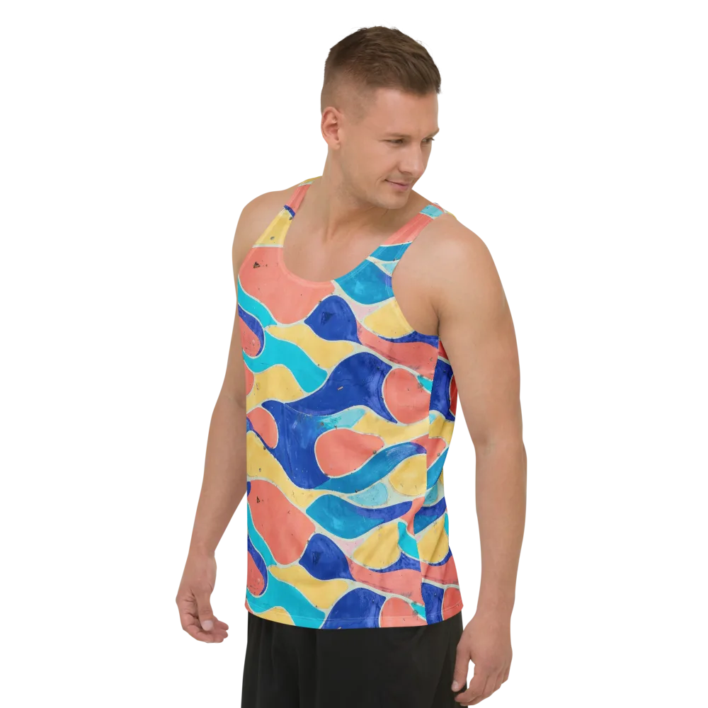 Chromatic Riverstone on Men's Tank Top — Left Front