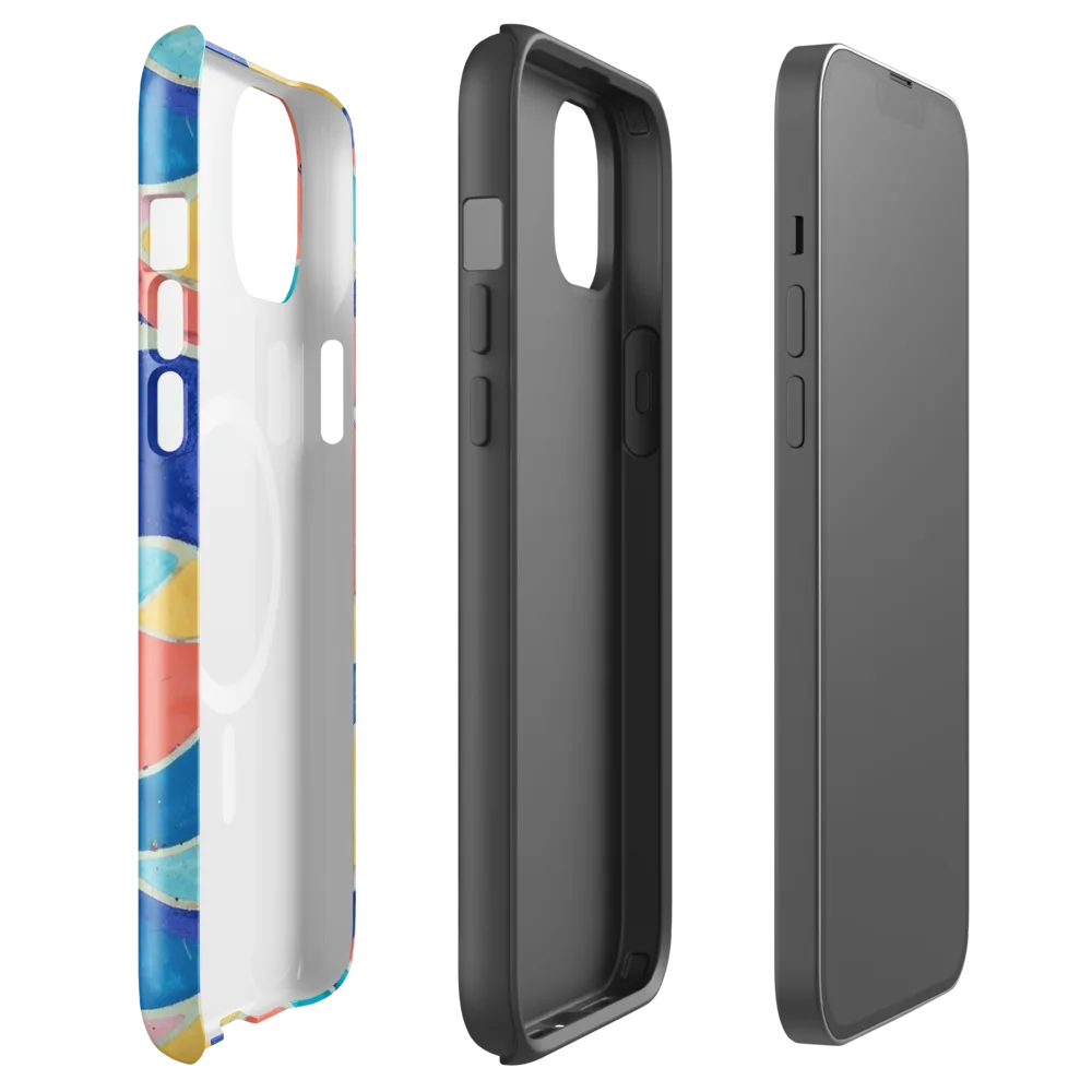 Chromatic Riverstone on MagSafe Tough Case for iPhone® — Front