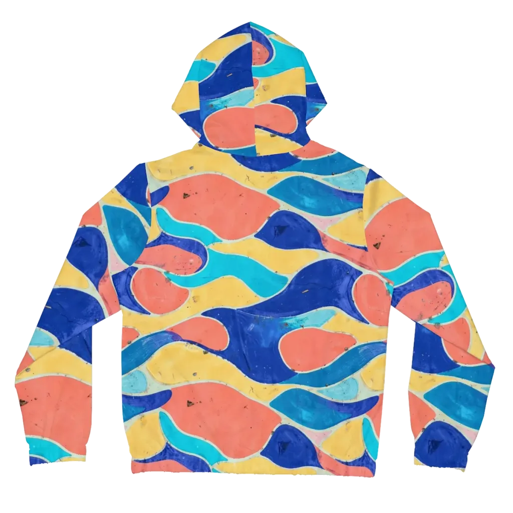 Chromatic Riverstone on Women's Full-Zip Hoodie — Back