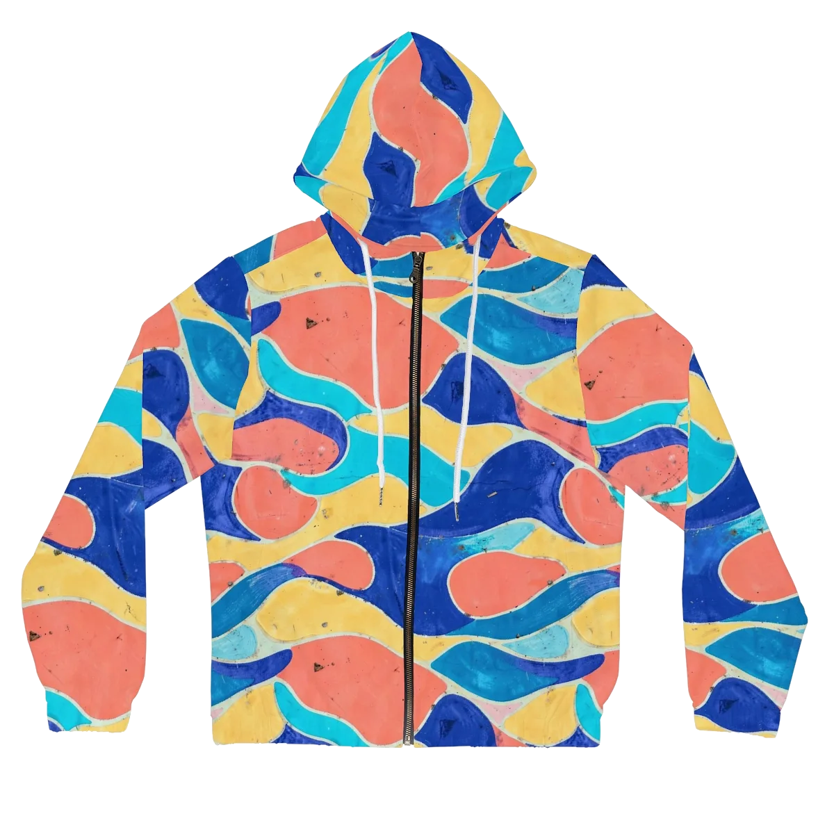 Chromatic Riverstone on Women's Full-Zip Hoodie — Front