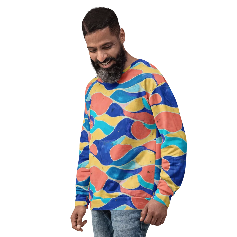 Chromatic Riverstone on Sweatshirt — Left Front