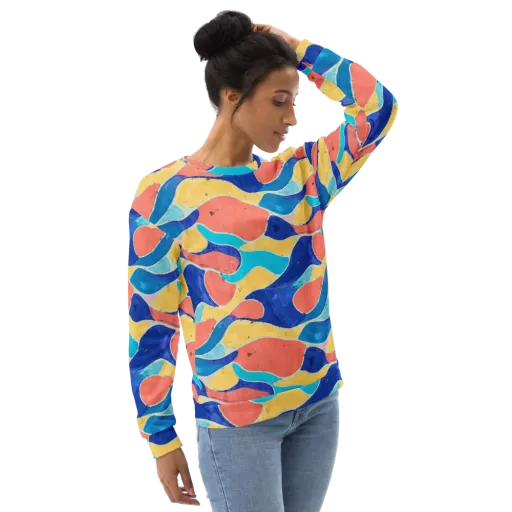 Chromatic Riverstone on a Sweatshirt