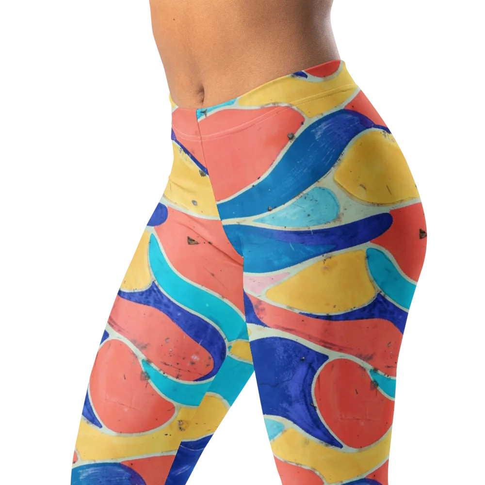 Chromatic Riverstone on Leggings — Left Front