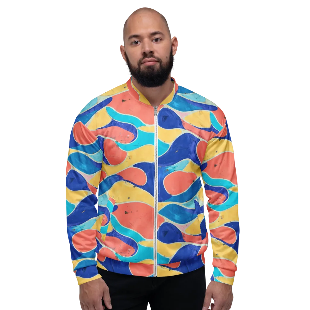 Chromatic Riverstone on Bomber Jacket — Front