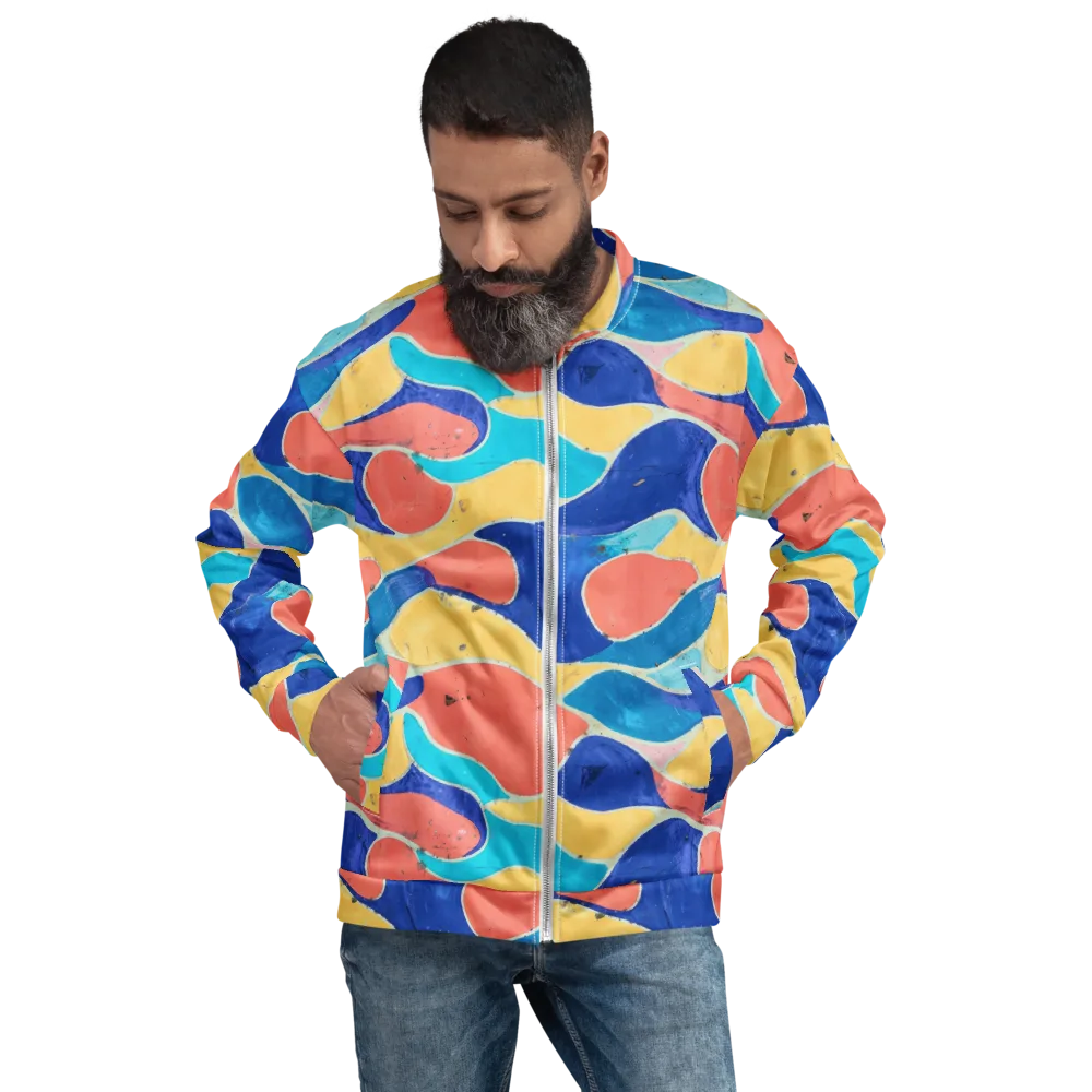 Chromatic Riverstone on Bomber Jacket — Front