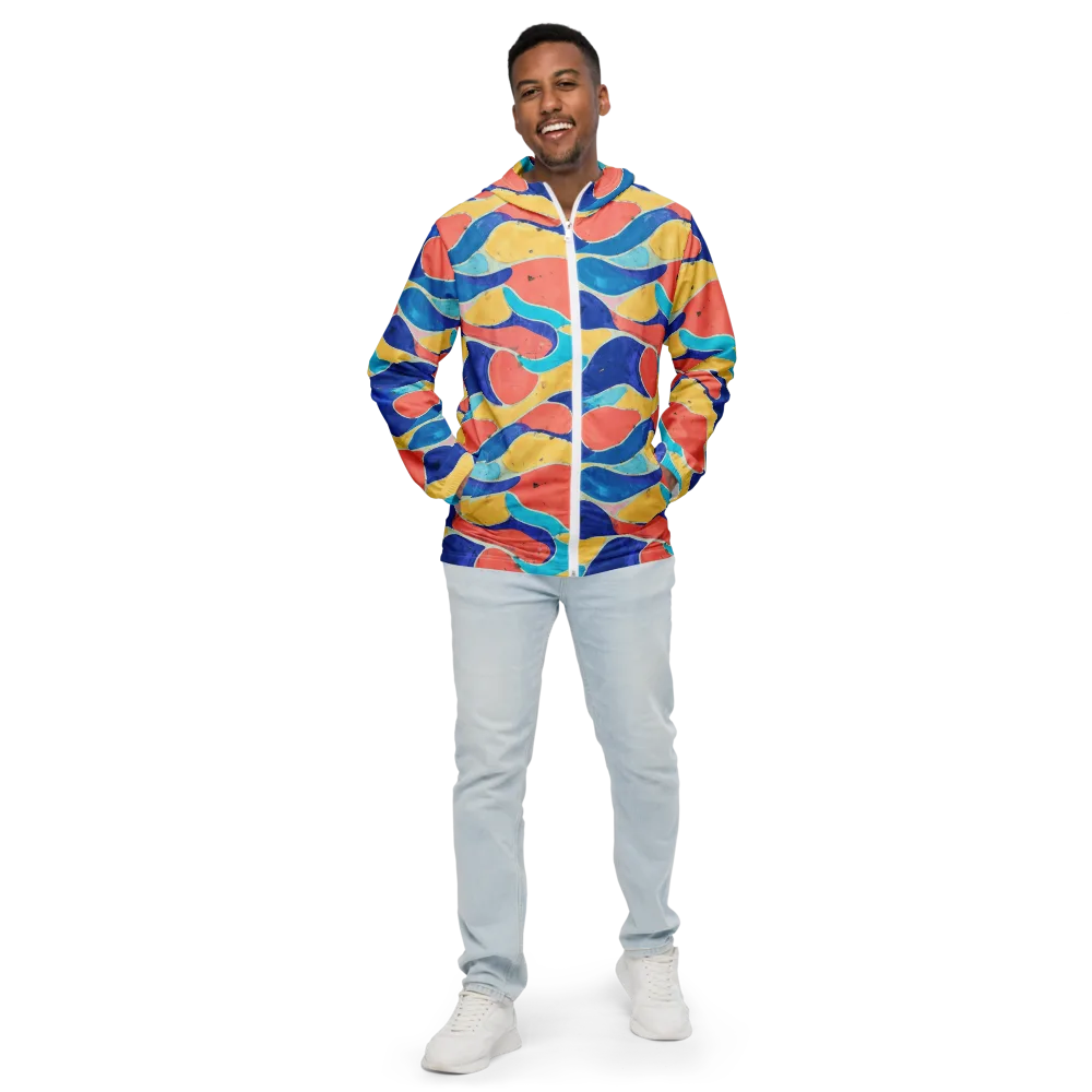 Chromatic Riverstone on Men's Windbreaker — Front