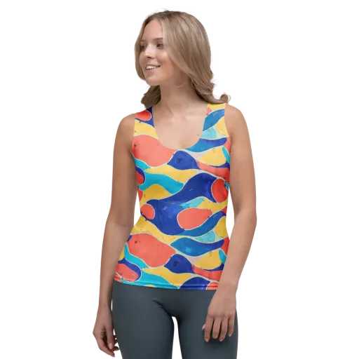 Chromatic Riverstone on a Women's Tank Top
