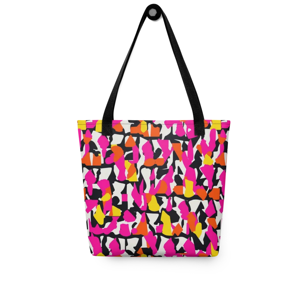 Hot Pink Mosaic on Tote Bag — Front