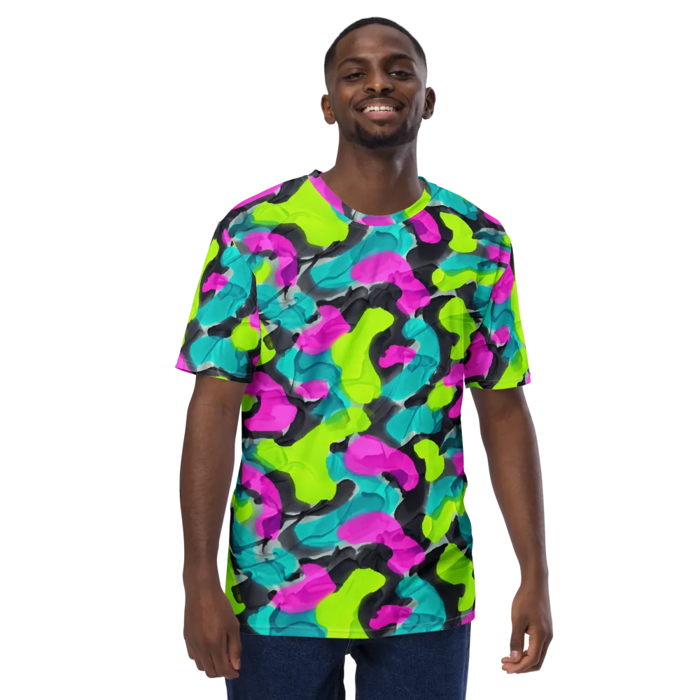 Nightclub Garden on Men's Crew Neck T-Shirt — Front