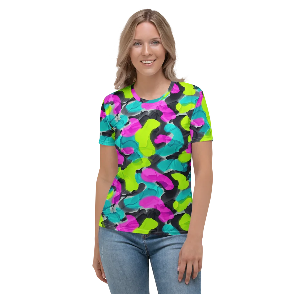 Nightclub Garden on Women's Crew Neck T-Shirt — Front