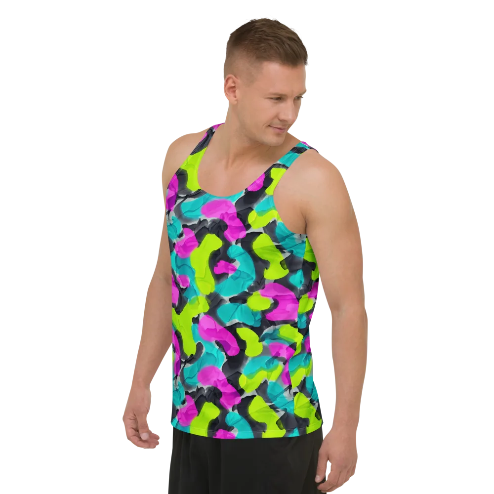 Nightclub Garden on Men's Tank Top — Left Front