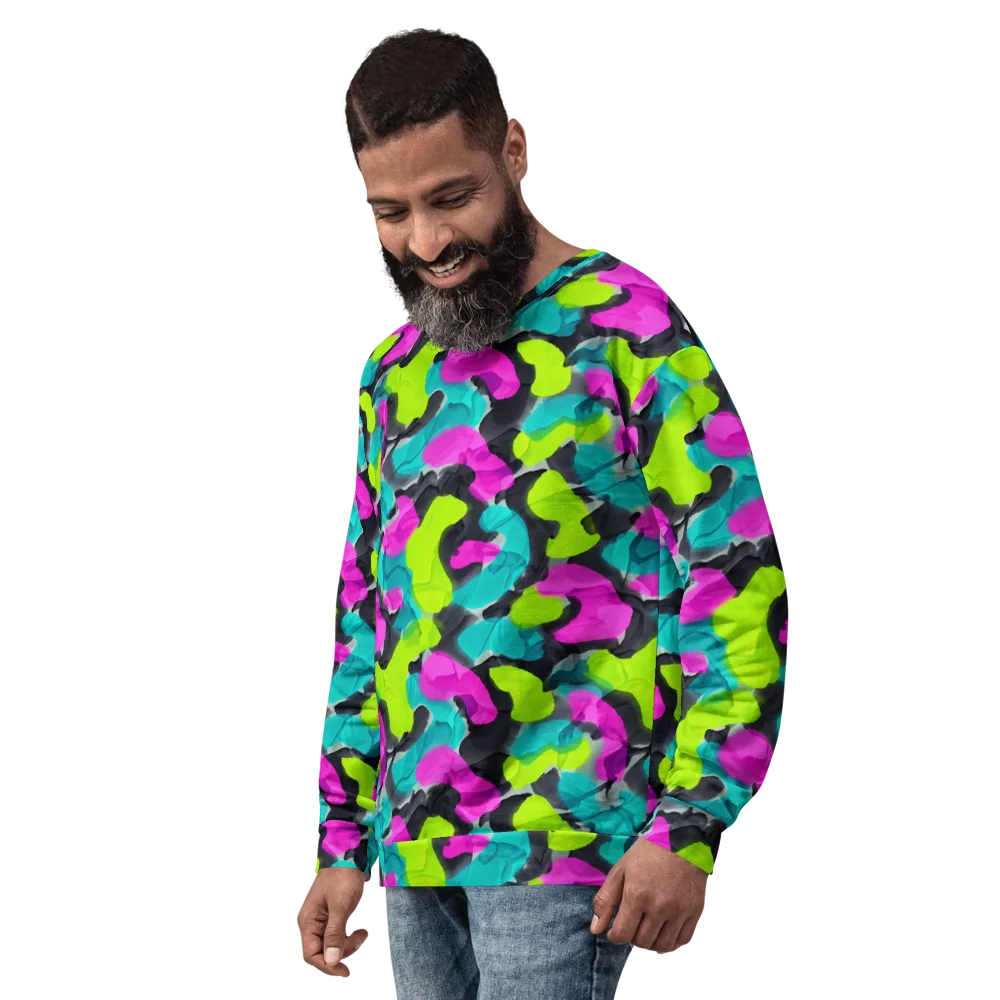 Nightclub Garden on Sweatshirt — Left Front