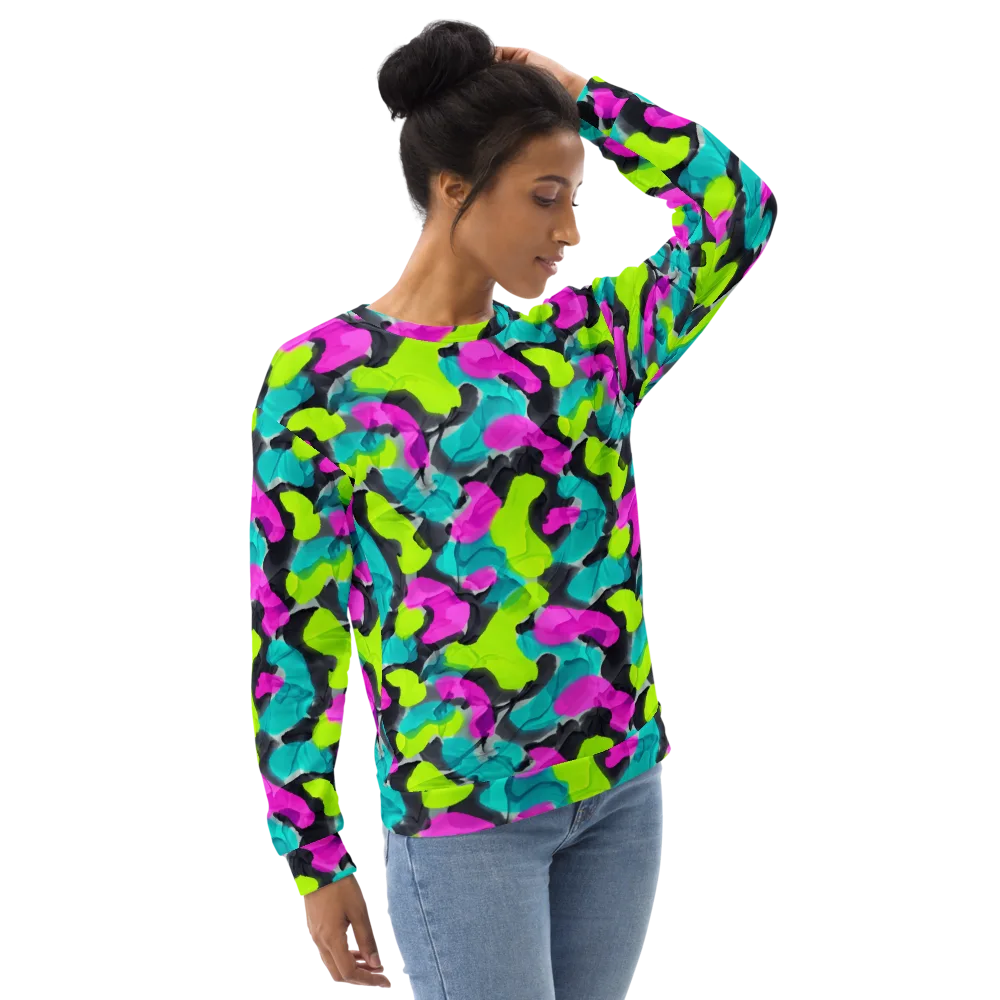 Nightclub Garden on Sweatshirt — Right Front