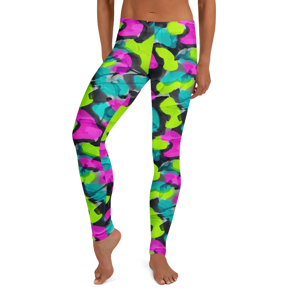 Nightclub Garden on Leggings — Front