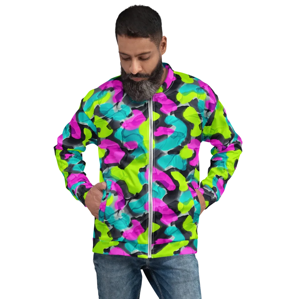 Nightclub Garden on Bomber Jacket — Front