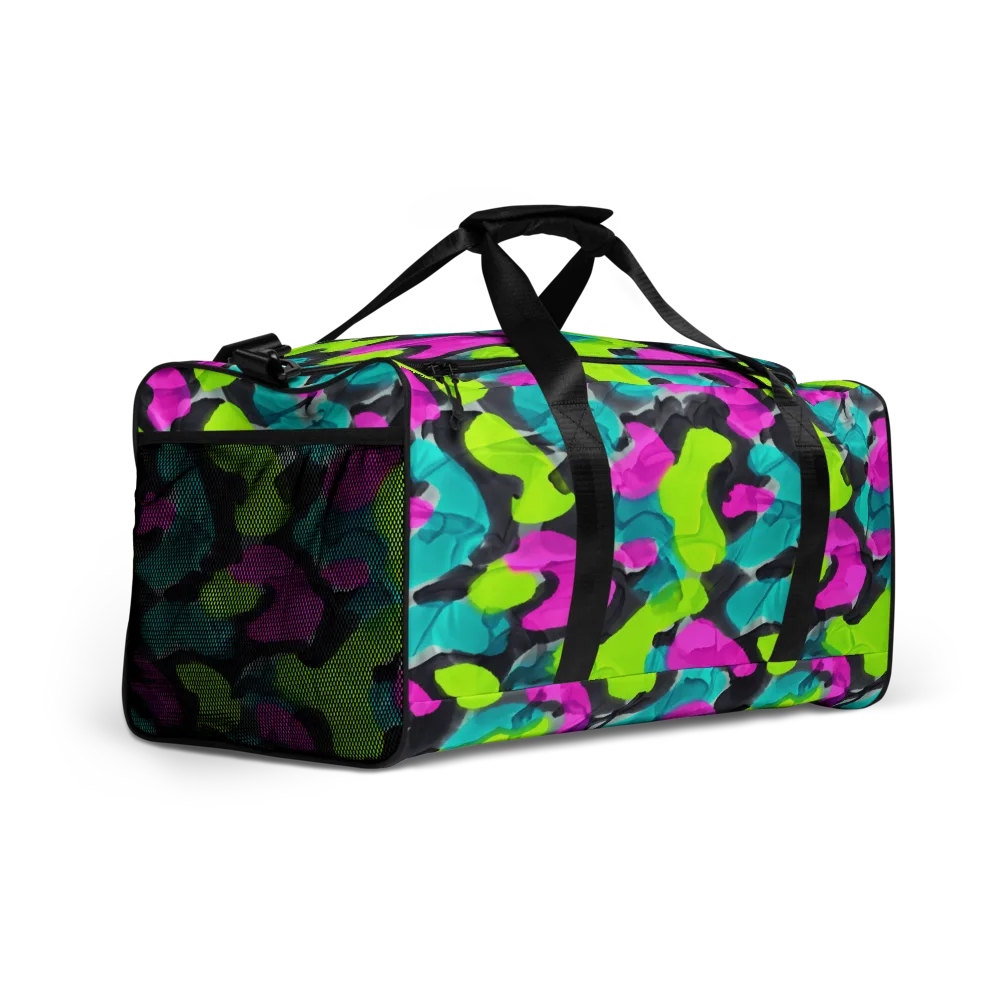 Nightclub Garden on Duffle Bag — Right Front