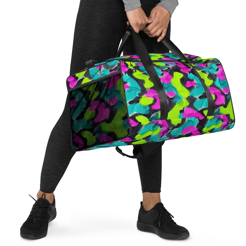 Nightclub Garden on Duffle Bag — Right Front