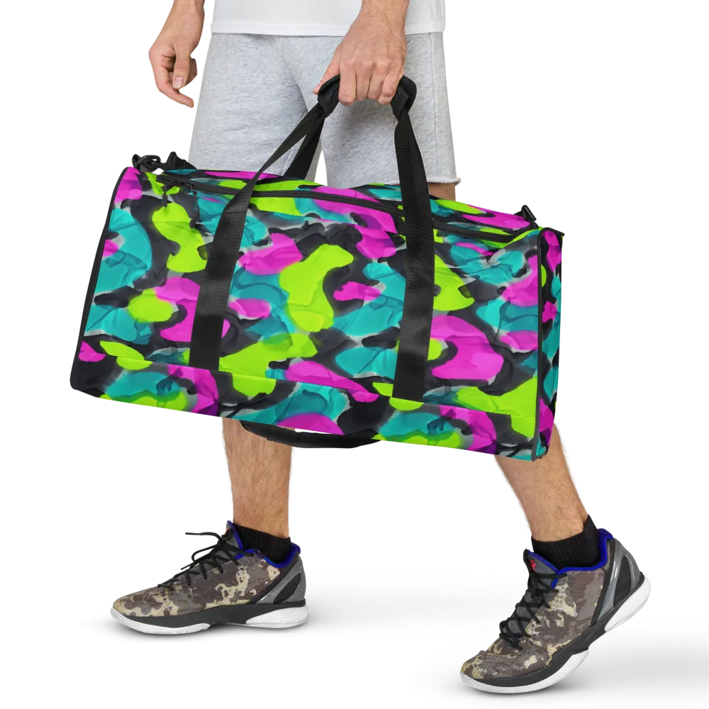 Nightclub Garden on Duffle Bag — Front