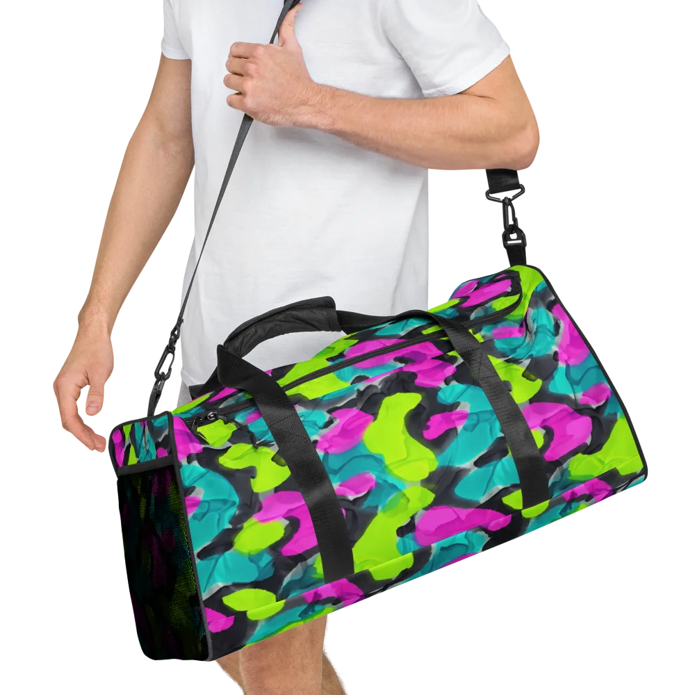 Nightclub Garden on Duffle Bag — Right Front