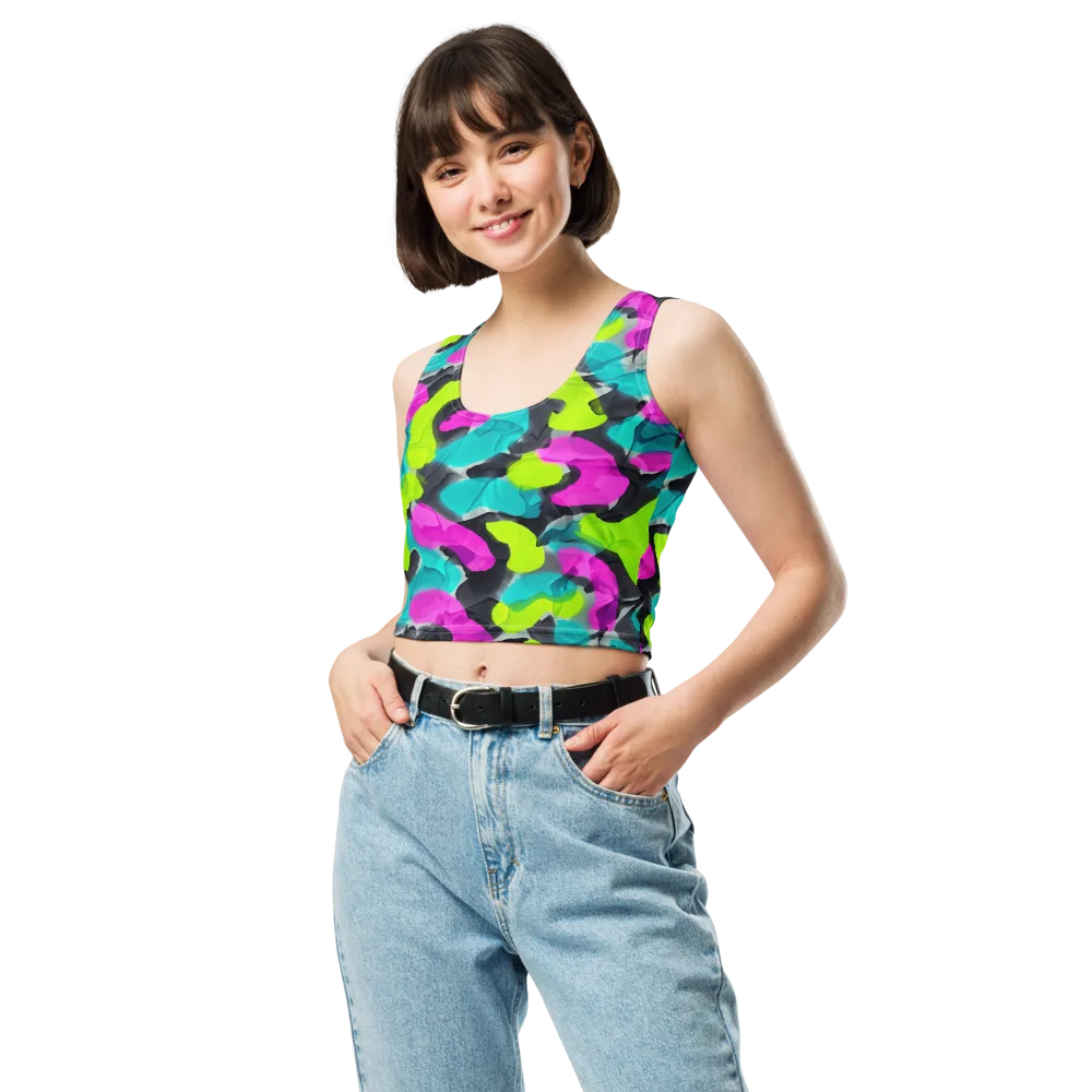 Nightclub Garden on Crop Top — Front