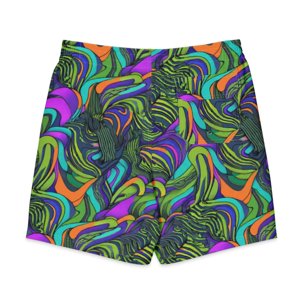Kinetic Canopy on Men's Board Shorts — Back
