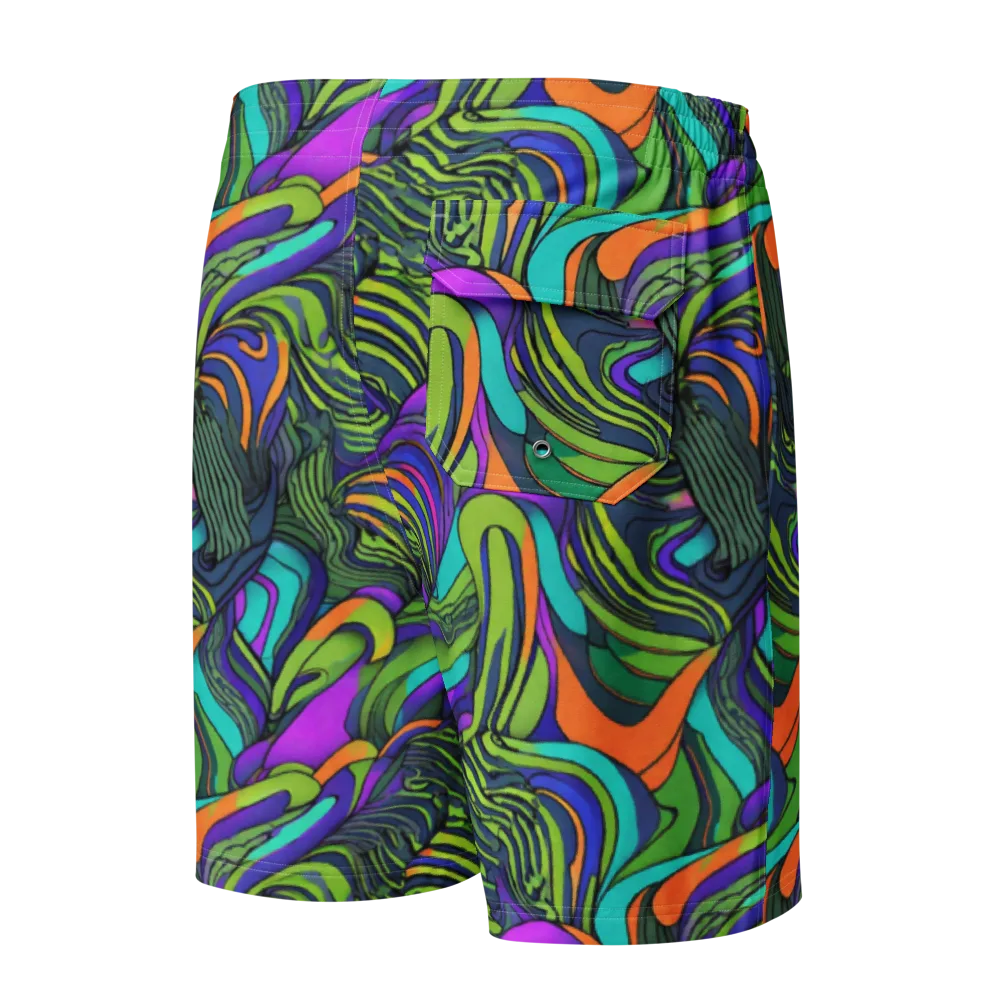 Kinetic Canopy on Men's Board Shorts — Back