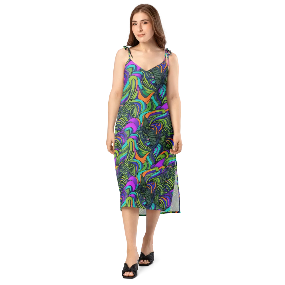 Kinetic Canopy on Slip Dress — Front