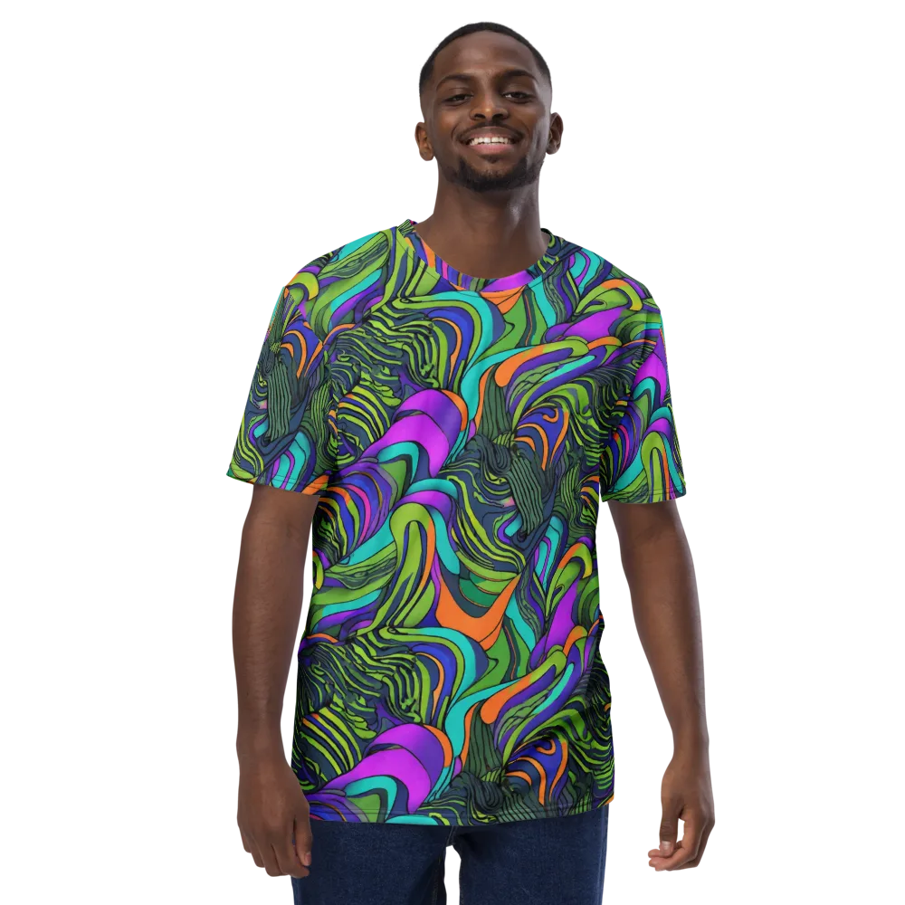 Kinetic Canopy on Men's Crew Neck T-Shirt — Front