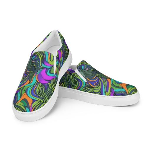 Kinetic Canopy on a Men's Slip-On Canvas Shoes