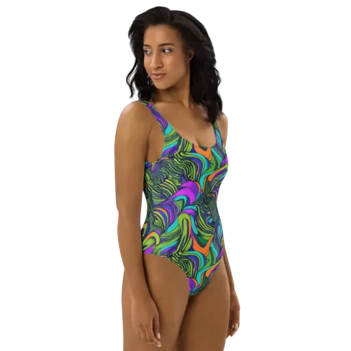 Kinetic Canopy on a One-Piece Swimsuit