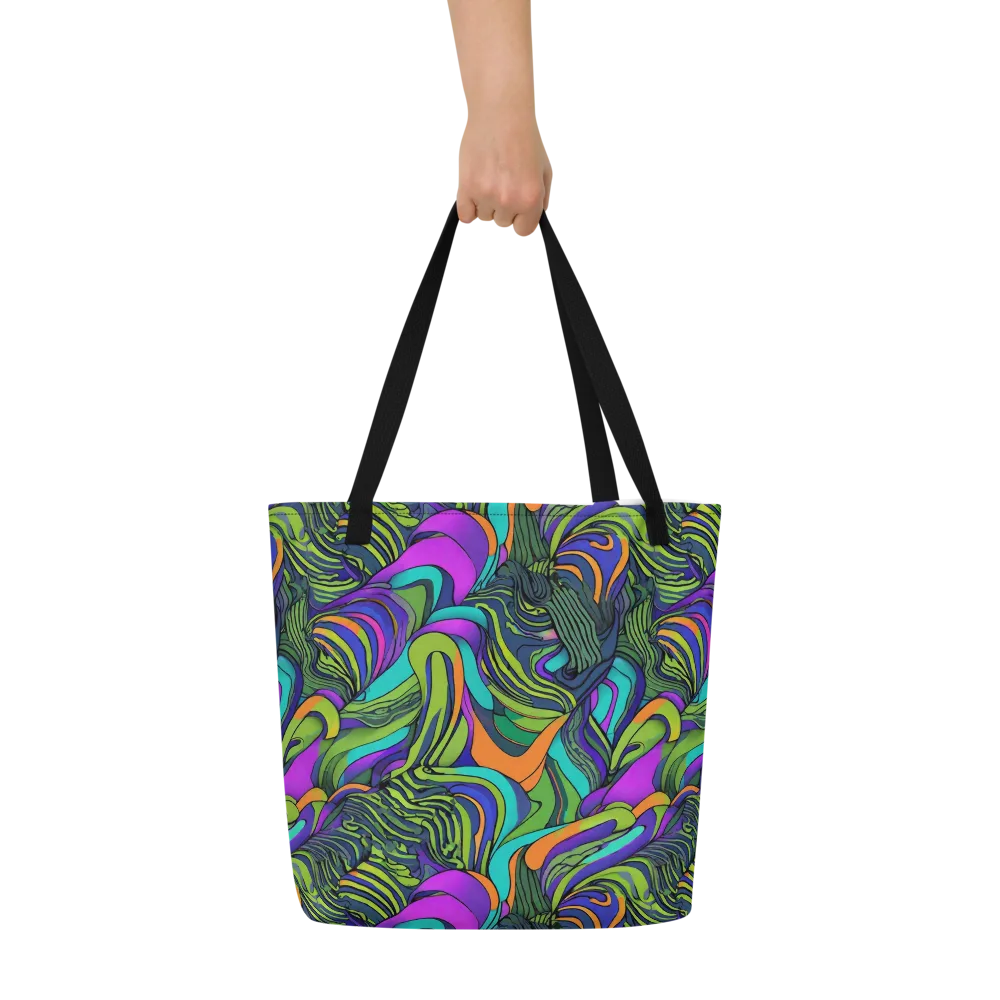 Kinetic Canopy on Large Tote Bag W/ Pocket — Front