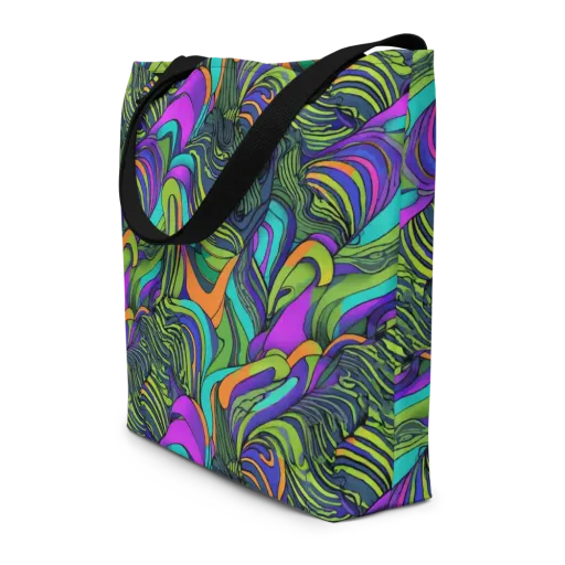Kinetic Canopy on a Large Tote Bag W/ Pocket