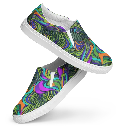 Kinetic Canopy on a Women's Slip-On Canvas Shoes