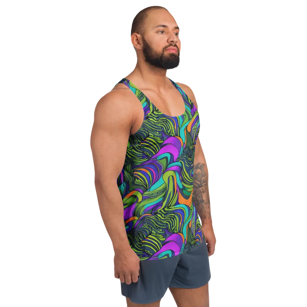 Kinetic Canopy on Men's Tank Top — Right Front