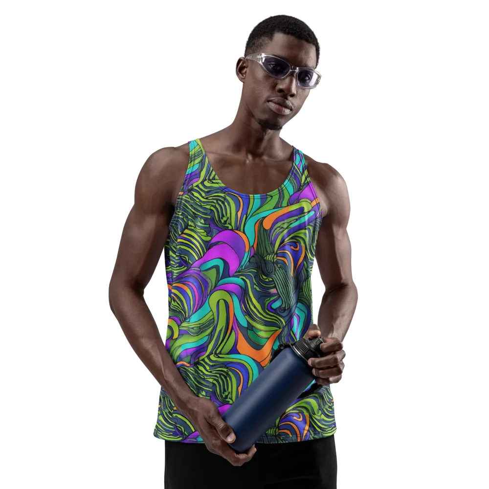 Kinetic Canopy on Men's Tank Top — Front