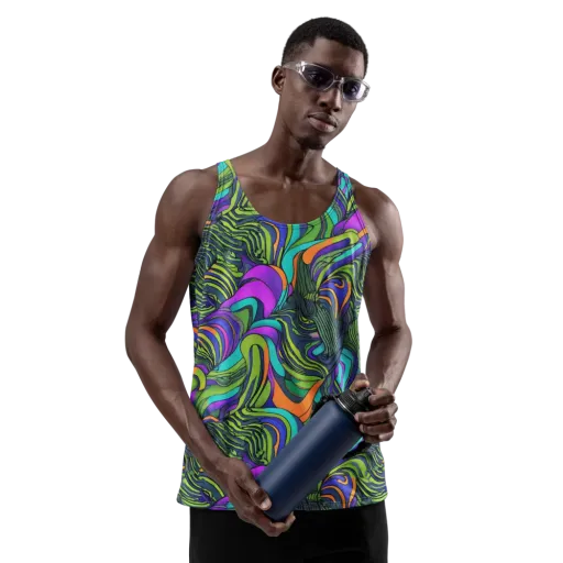 Kinetic Canopy on a Men's Tank Top