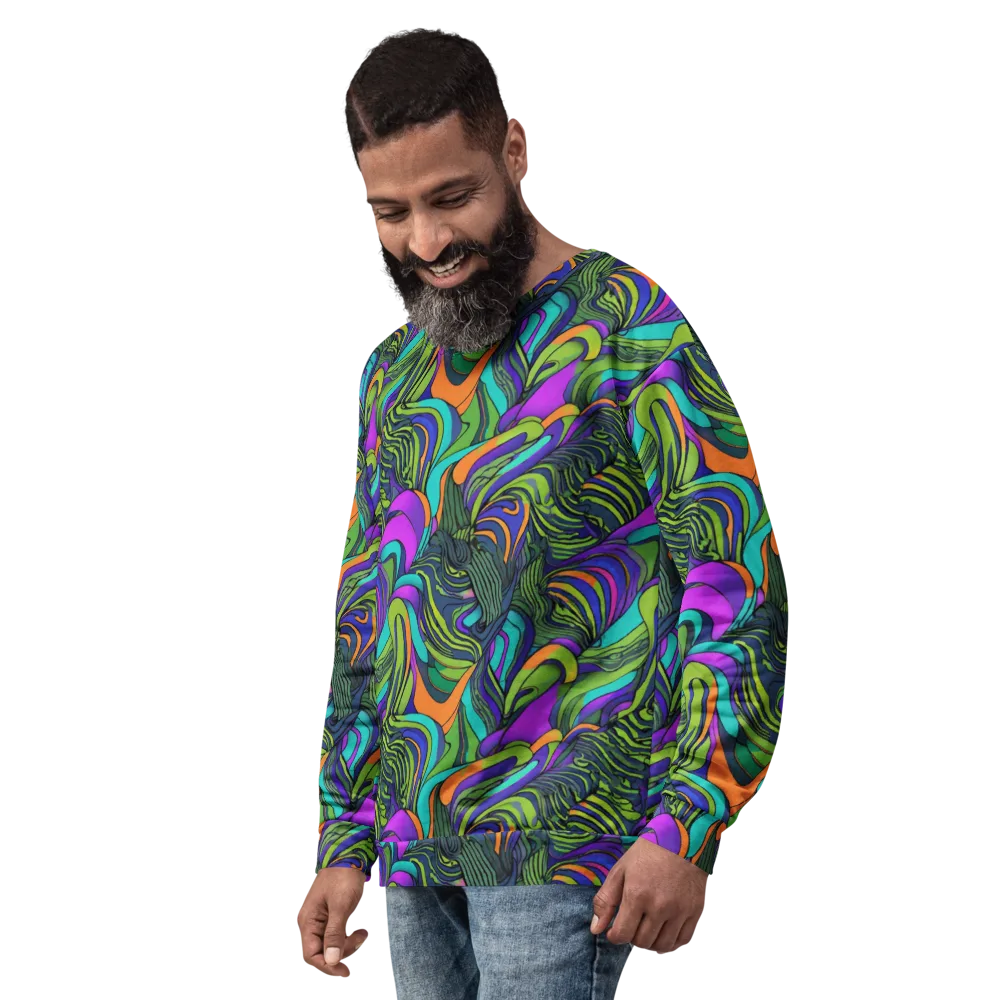 Kinetic Canopy on Sweatshirt — Left Front