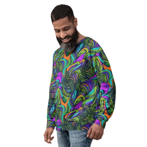 Kinetic Canopy on a Sweatshirt