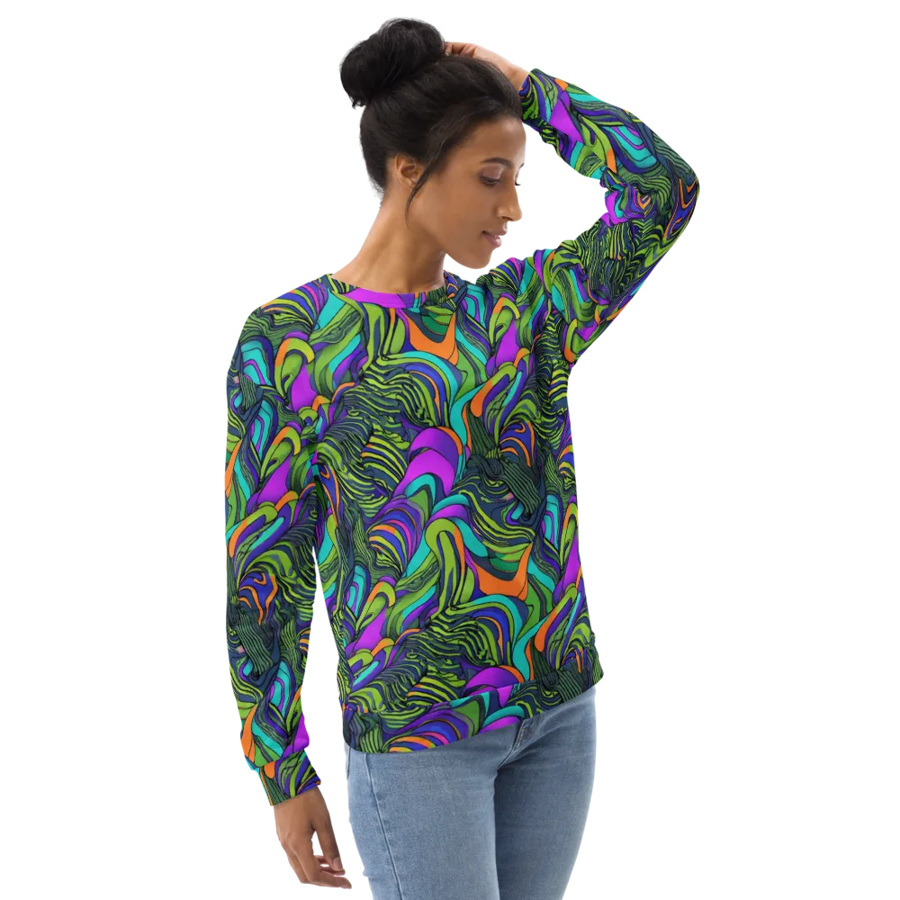 Kinetic Canopy on Sweatshirt — Right Front