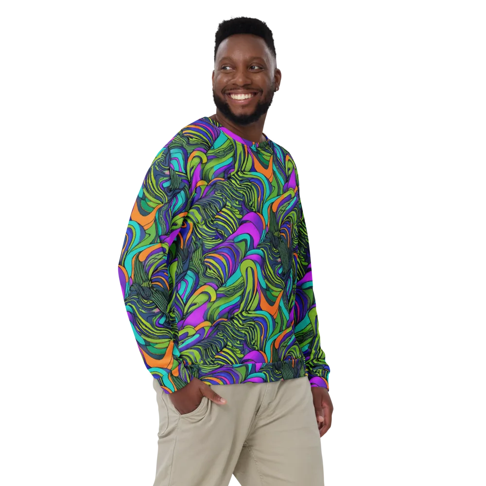 Kinetic Canopy on Sweatshirt — Front