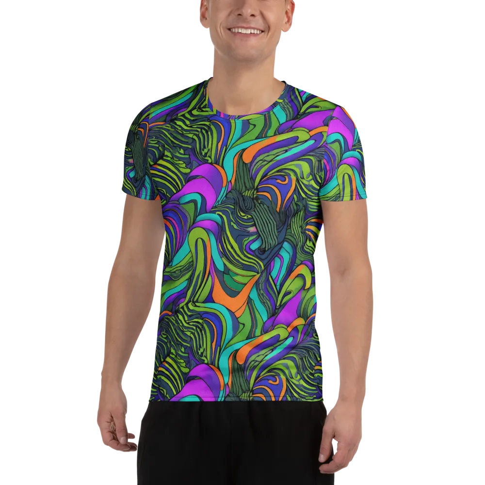 Kinetic Canopy on Men's Athletic T-Shirt — Front