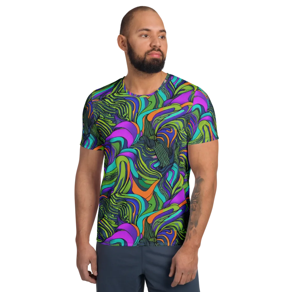 Kinetic Canopy on Men's Athletic T-Shirt — Front