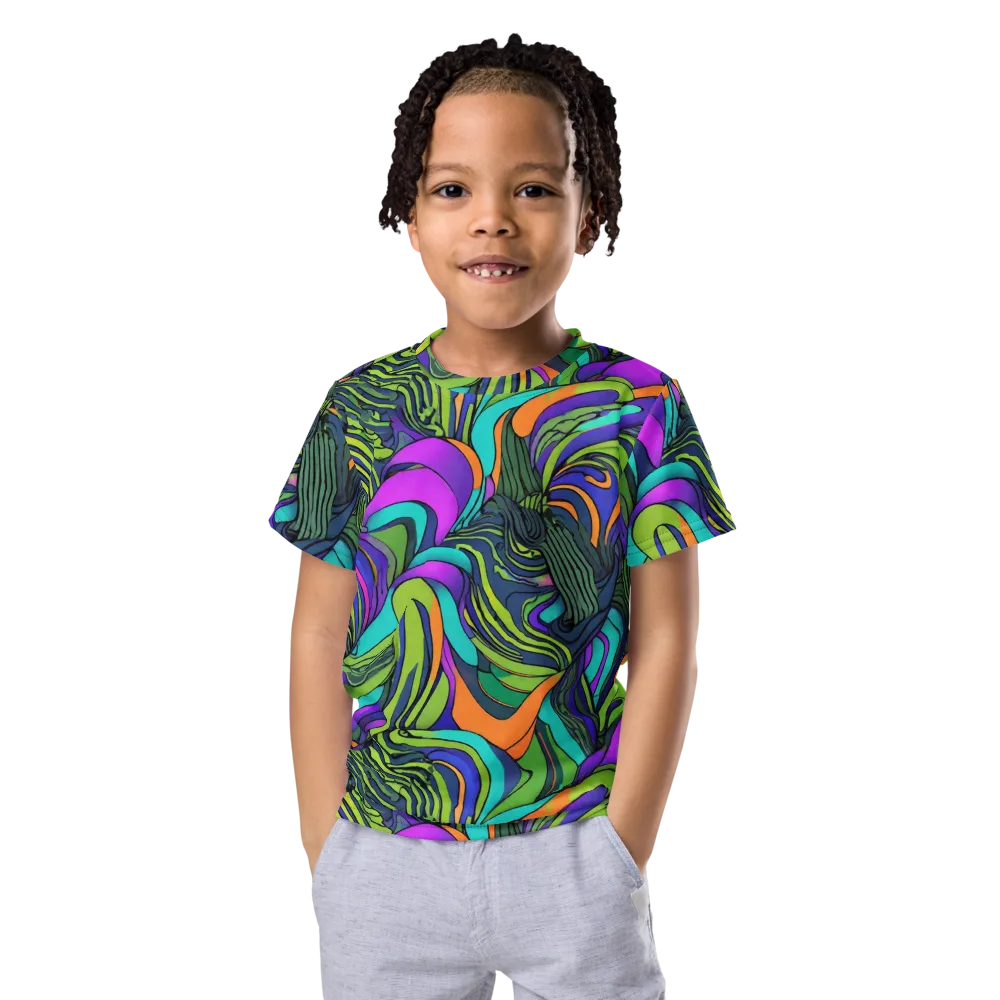 Kinetic Canopy on Kids Crew Neck T-Shirt — Front