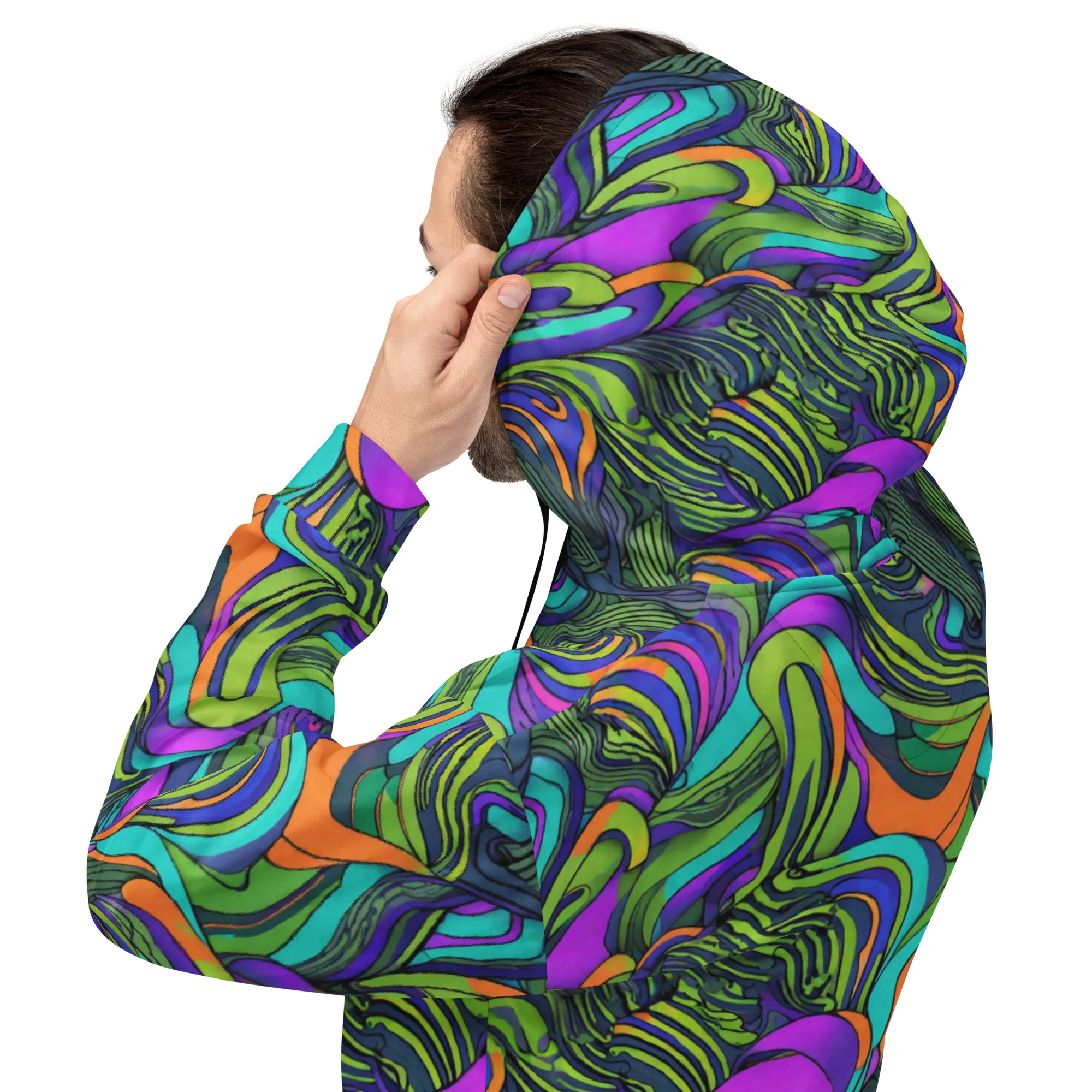 Kinetic Canopy on Hoodie — Back