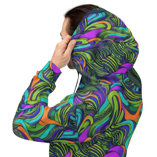 Kinetic Canopy on a Hoodie