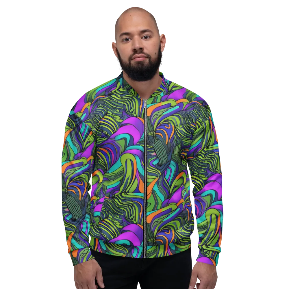 Kinetic Canopy on Bomber Jacket — Front