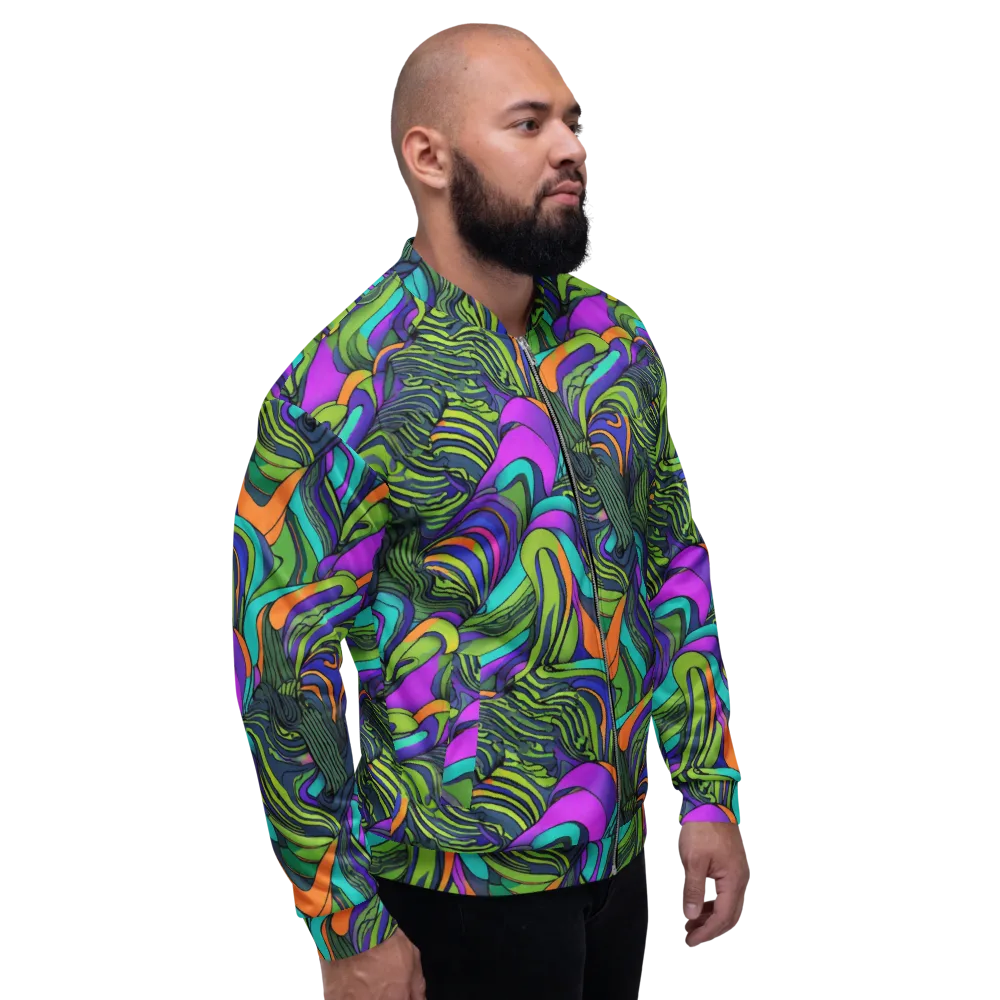 Kinetic Canopy on Bomber Jacket — Right
