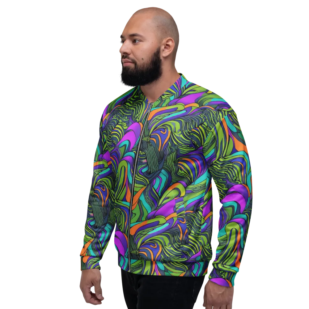 Kinetic Canopy on Bomber Jacket — Left