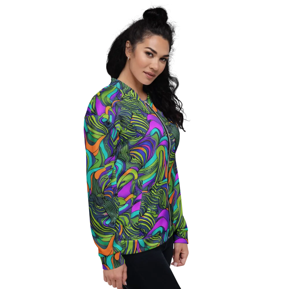 Kinetic Canopy on Bomber Jacket — Right